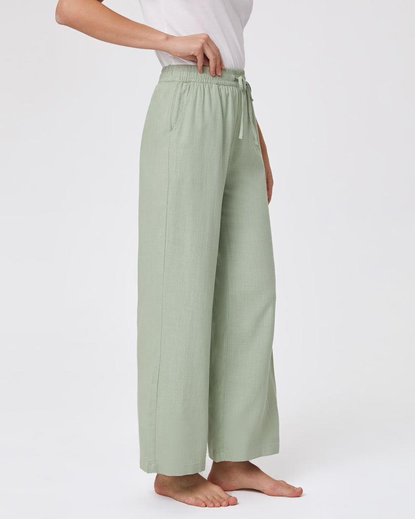 Cotton & Ramie Loungewear Women's Casual Pants