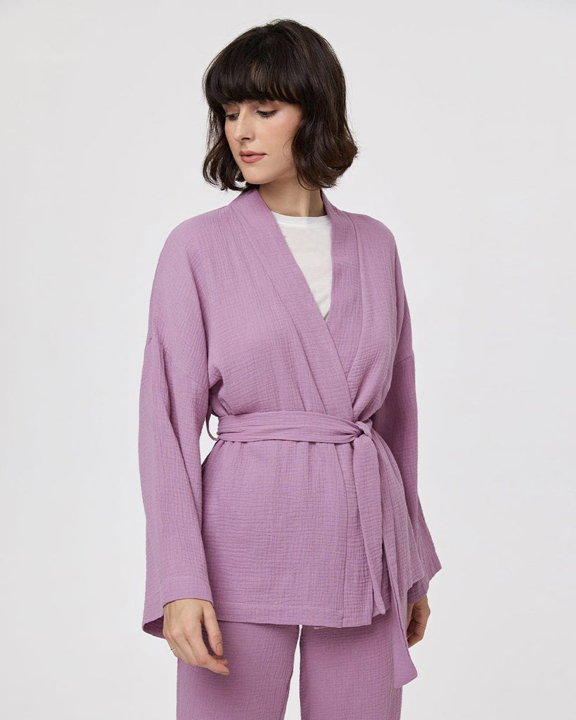 Cotton Pajamas Women's Long Sleeve Robe