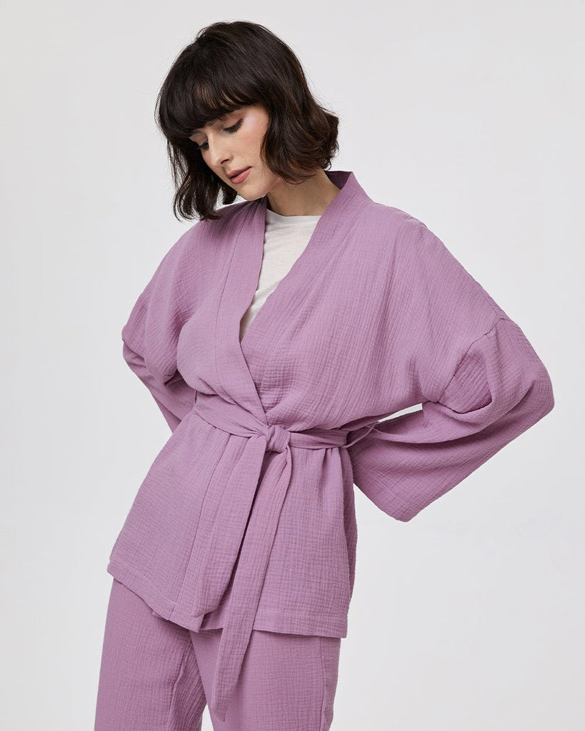 Cotton Pajamas Women's Long Sleeve Robe