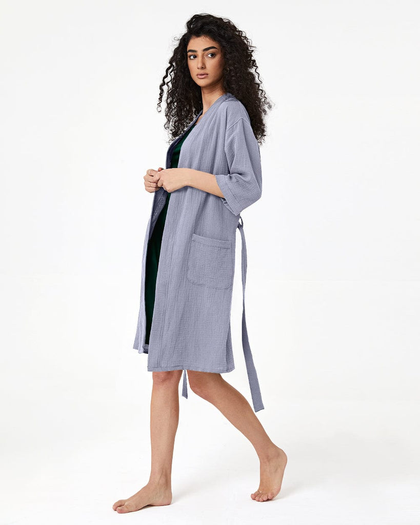 Cotton Gauze Sleepwear Women's Bathrobe