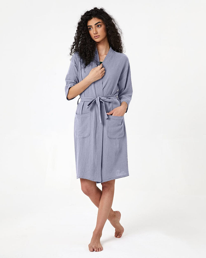 Cotton Gauze Sleepwear Women's Bathrobe