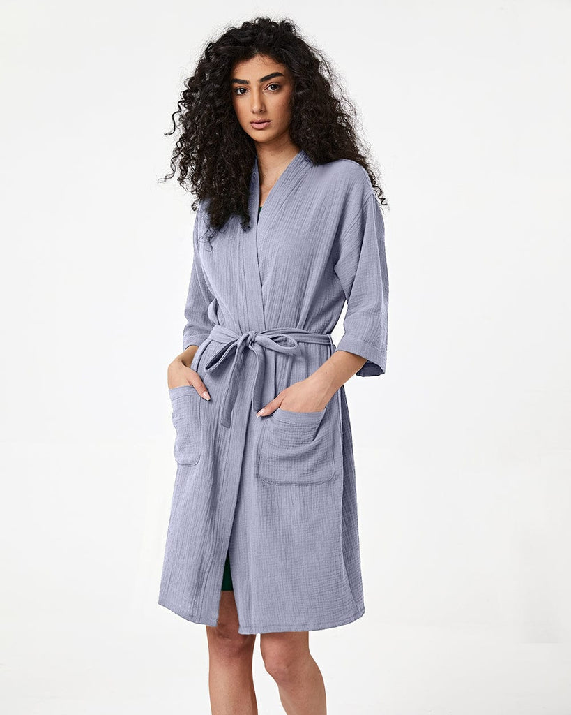 Cotton Gauze Sleepwear Women's Bathrobe