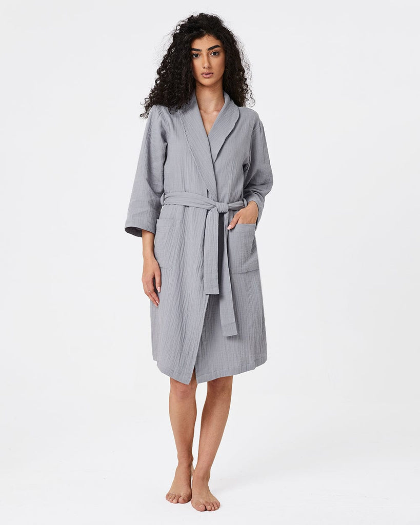 Cotton Gauze Sleepwear Women's Absorbent Bathrobe