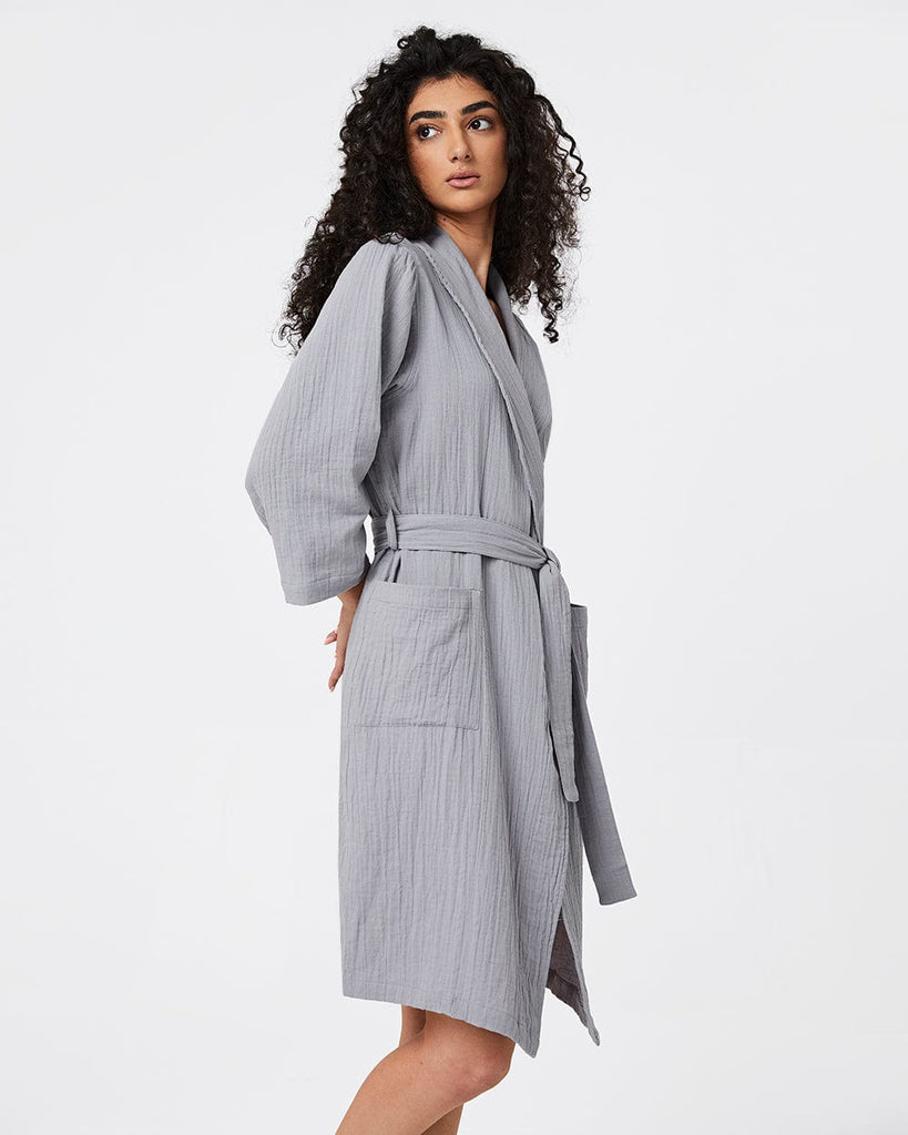 Cotton Gauze Sleepwear Women's Absorbent Bathrobe