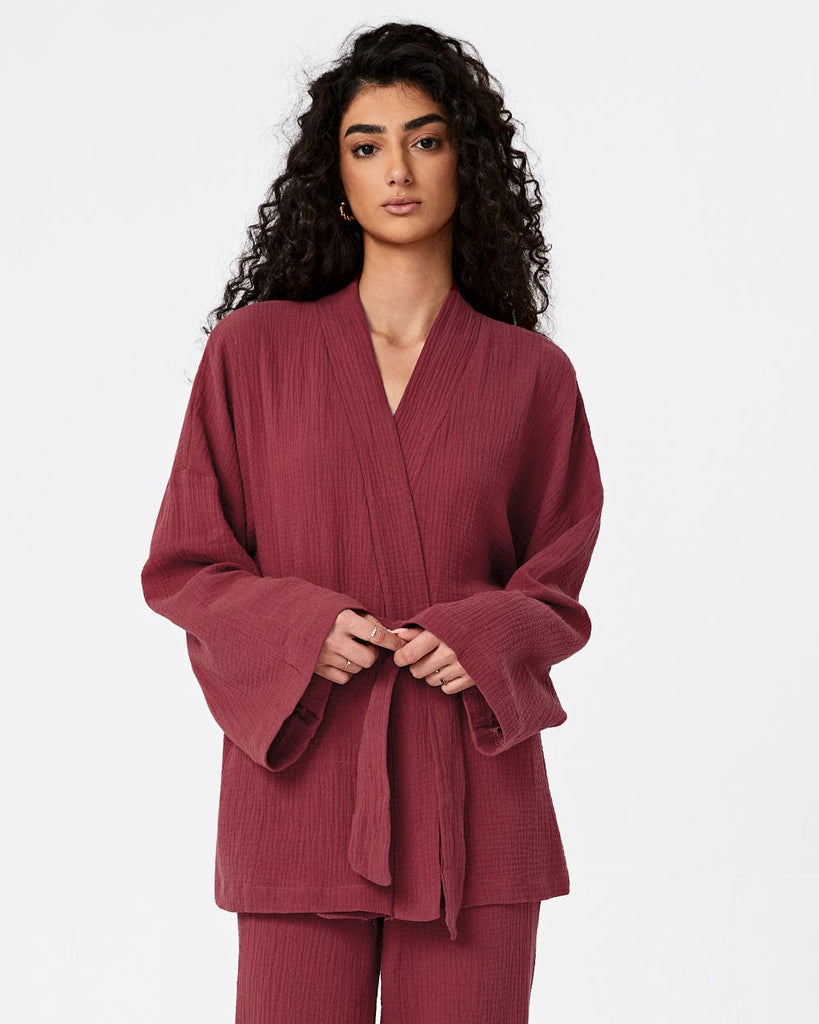 Cotton Pajamas Women's Long Sleeve Robe