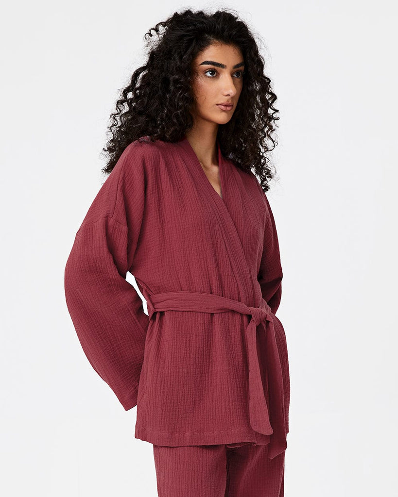 Cotton Pajamas Women's Long Sleeve Robe