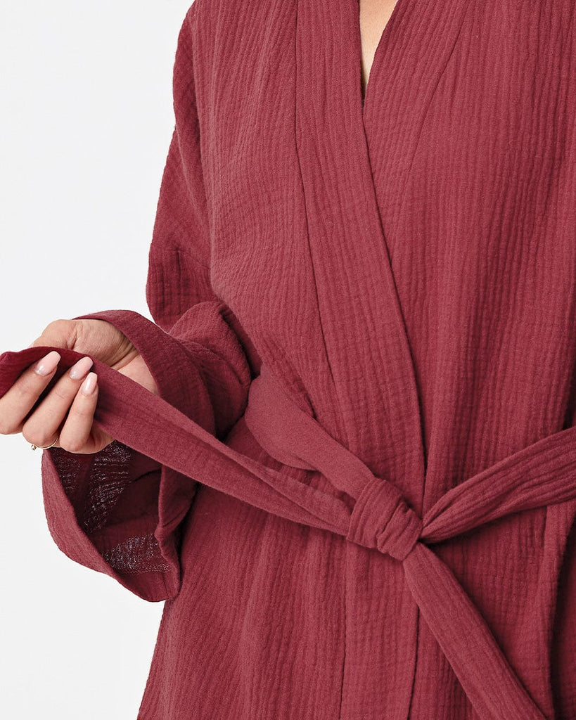 Cotton Pajamas Women's Long Sleeve Robe