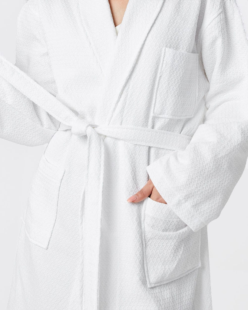 Cotton Sleepwear Women's Waffle Bathrobe