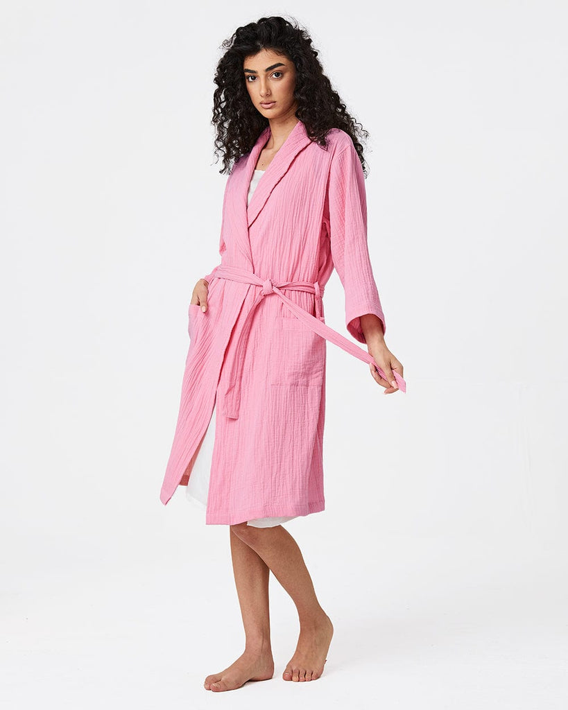 Cotton Gauze Sleepwear Women's Absorbent Bathrobe