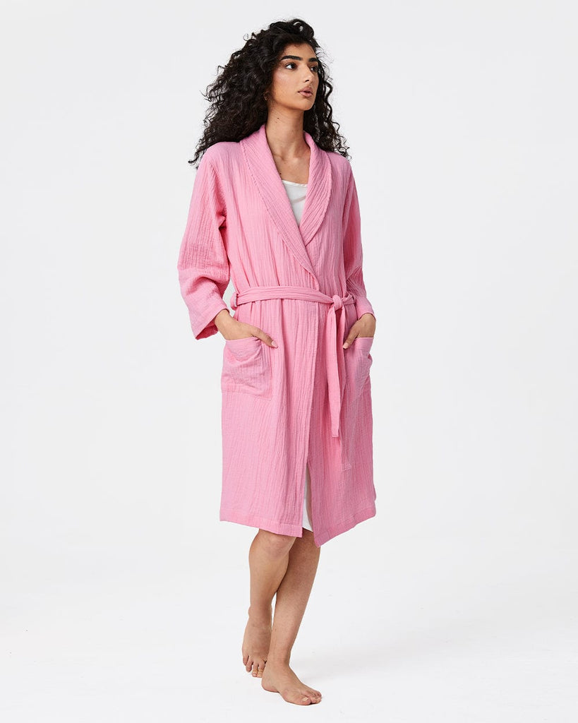 Cotton Gauze Sleepwear Women's Absorbent Bathrobe