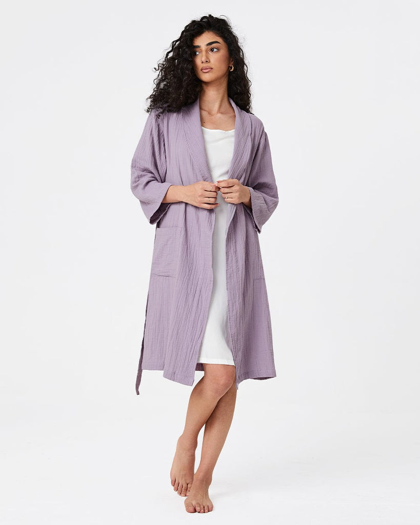 Cotton Gauze Sleepwear Women's Absorbent Bathrobe