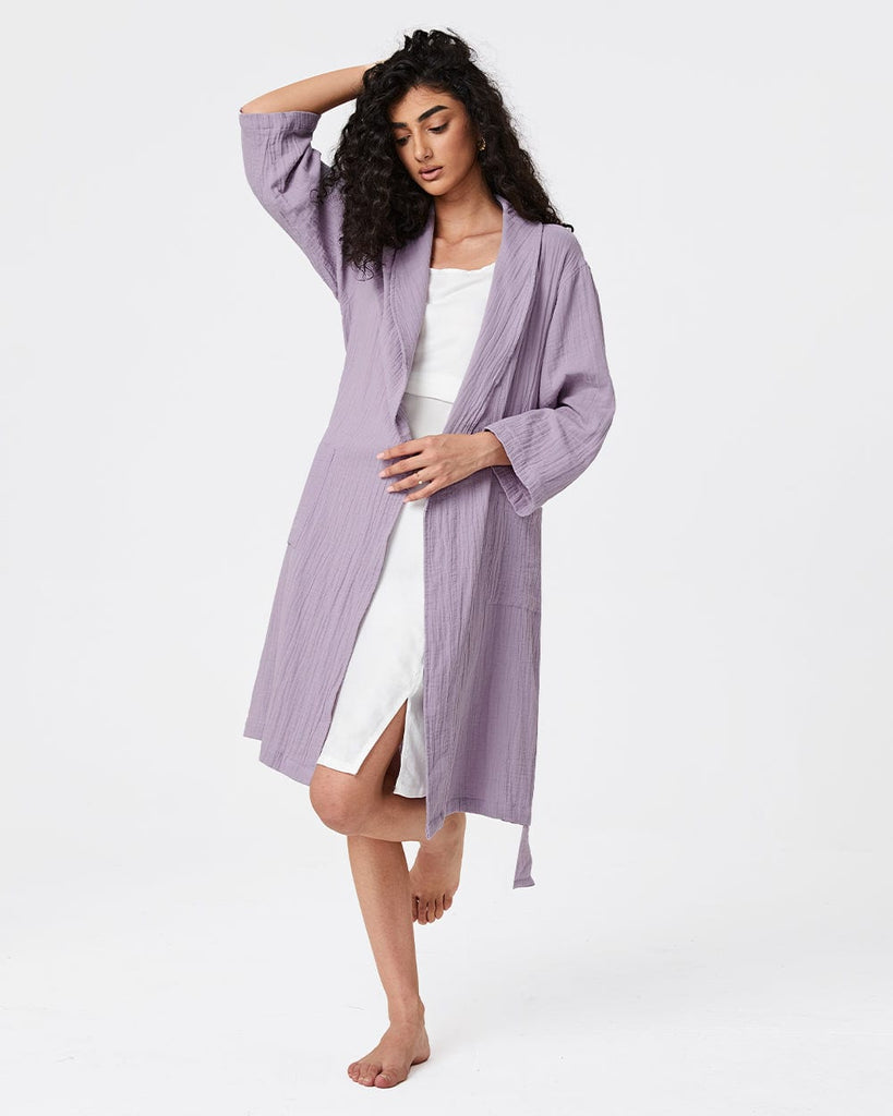 Cotton Gauze Sleepwear Women's Absorbent Bathrobe