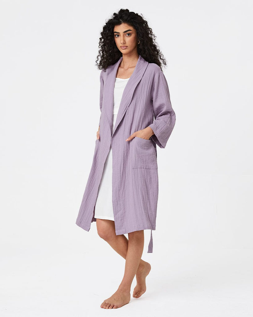 Cotton Gauze Sleepwear Women's Absorbent Bathrobe