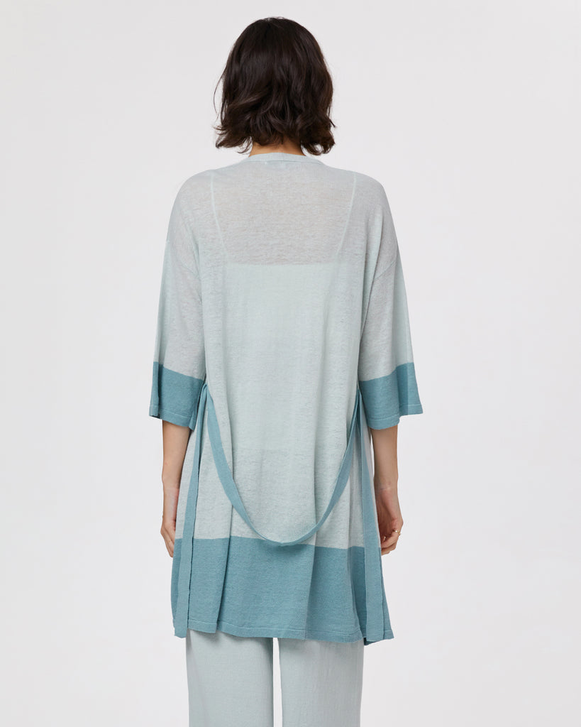 Cotton & Linen Loungewear Women's Loose Long Knitted Cardigan