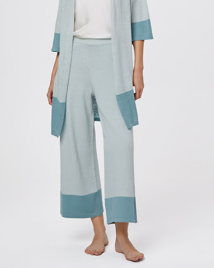 Cotton & Linen Pajamas Women's Wide Leg Pants