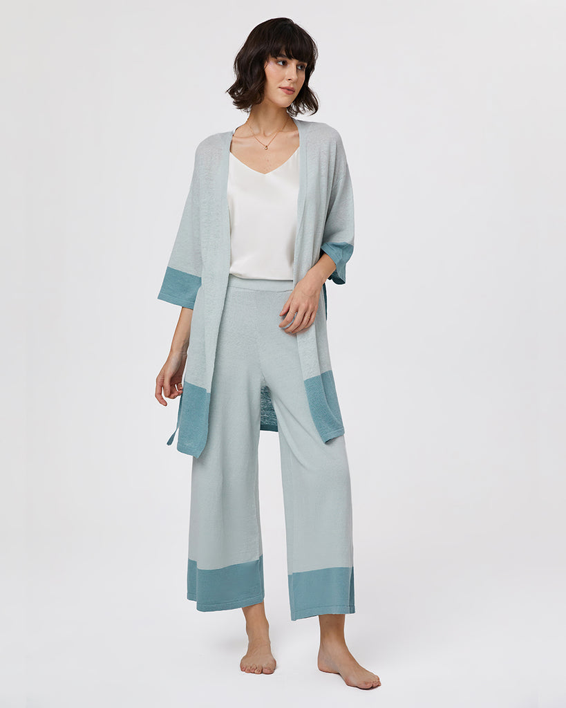 Cotton & Linen Pajamas Women's Wide Leg Pants